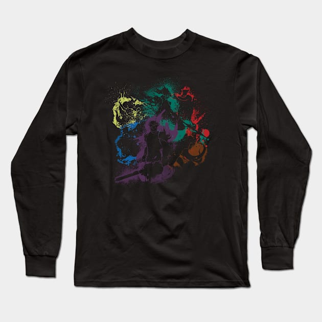 Of Light and Darkness Long Sleeve T-Shirt by Beanzomatic
